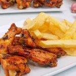 Alitas de Pollo con Patatas